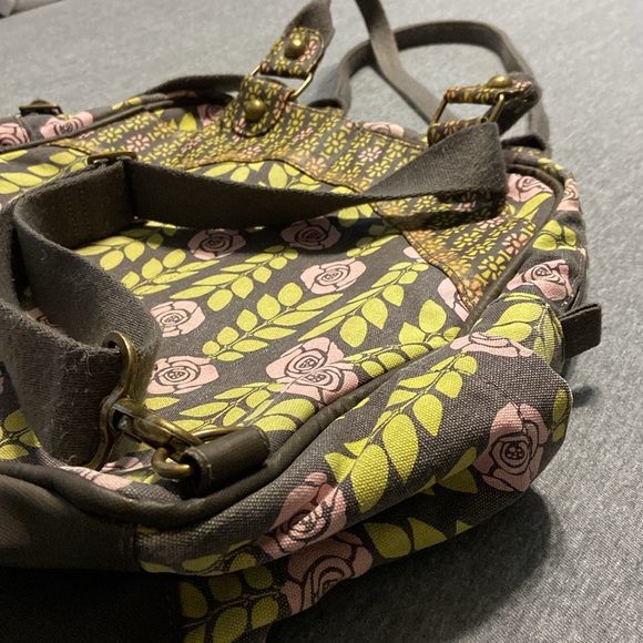 Petunia pickle bottom floral bag backpack diaper bag in great condition - Picture 5 of 12